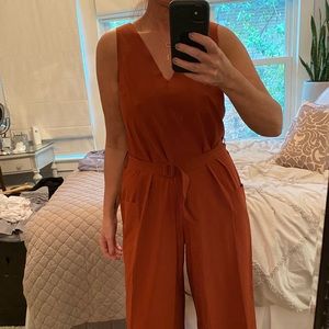 Athleta rust cropped jumper new without tags